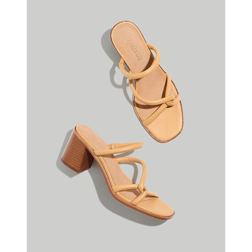 NIB Madewell The Tayla Sandal in Leather - Size 10 - Picture 1 of 4